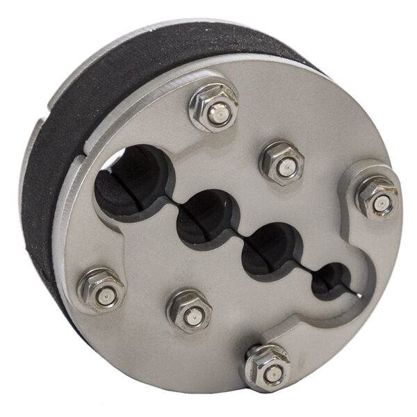 DK Mauerdurchführung für WP AG 4-6 kW - Bohrung 1x16/2x12/1x6mm, DN 100