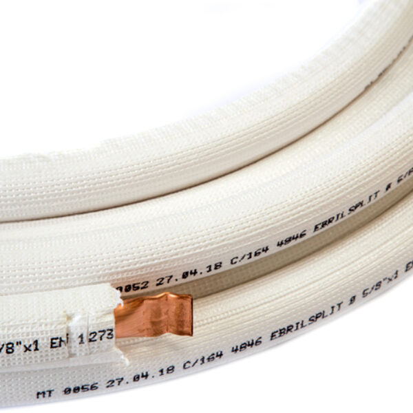 DK Kältemittelleitung 5/8" VPE 12 m - Kupfer wärmegedämmt