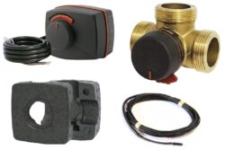 DK Paket 3-Wegeumschaltventil - mit Dämung und Speicherfühler